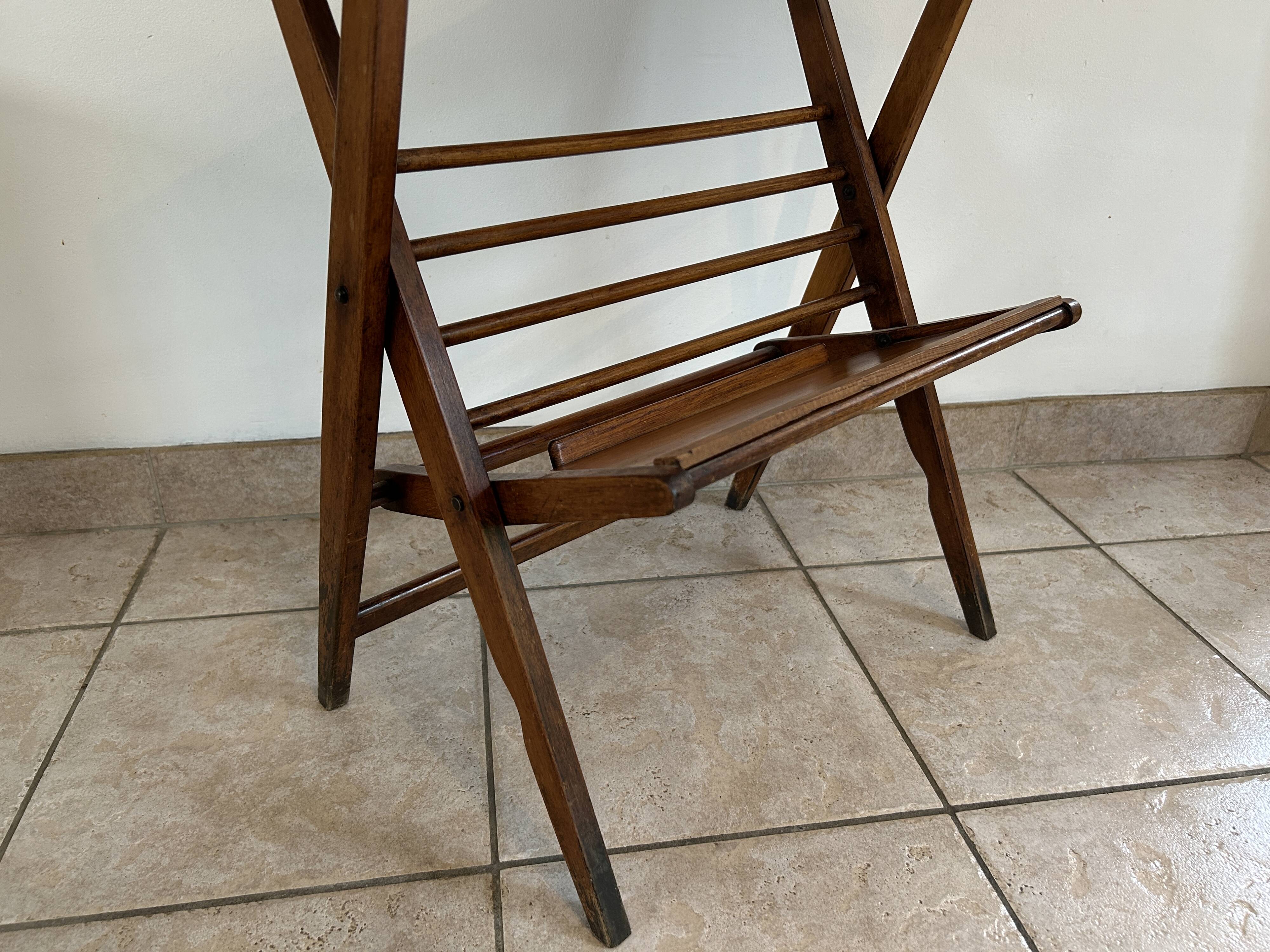 Table d'appoint, porte-revues scandinave vintage