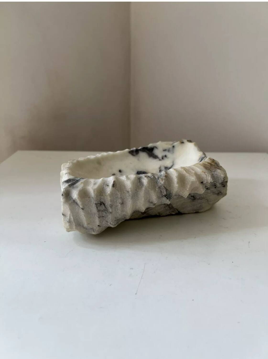 Cendrier, vide poche en pierre, Italie 1950