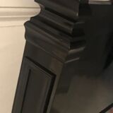 Lacquered wood headboard