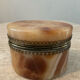 Vintage onyx jewelry box