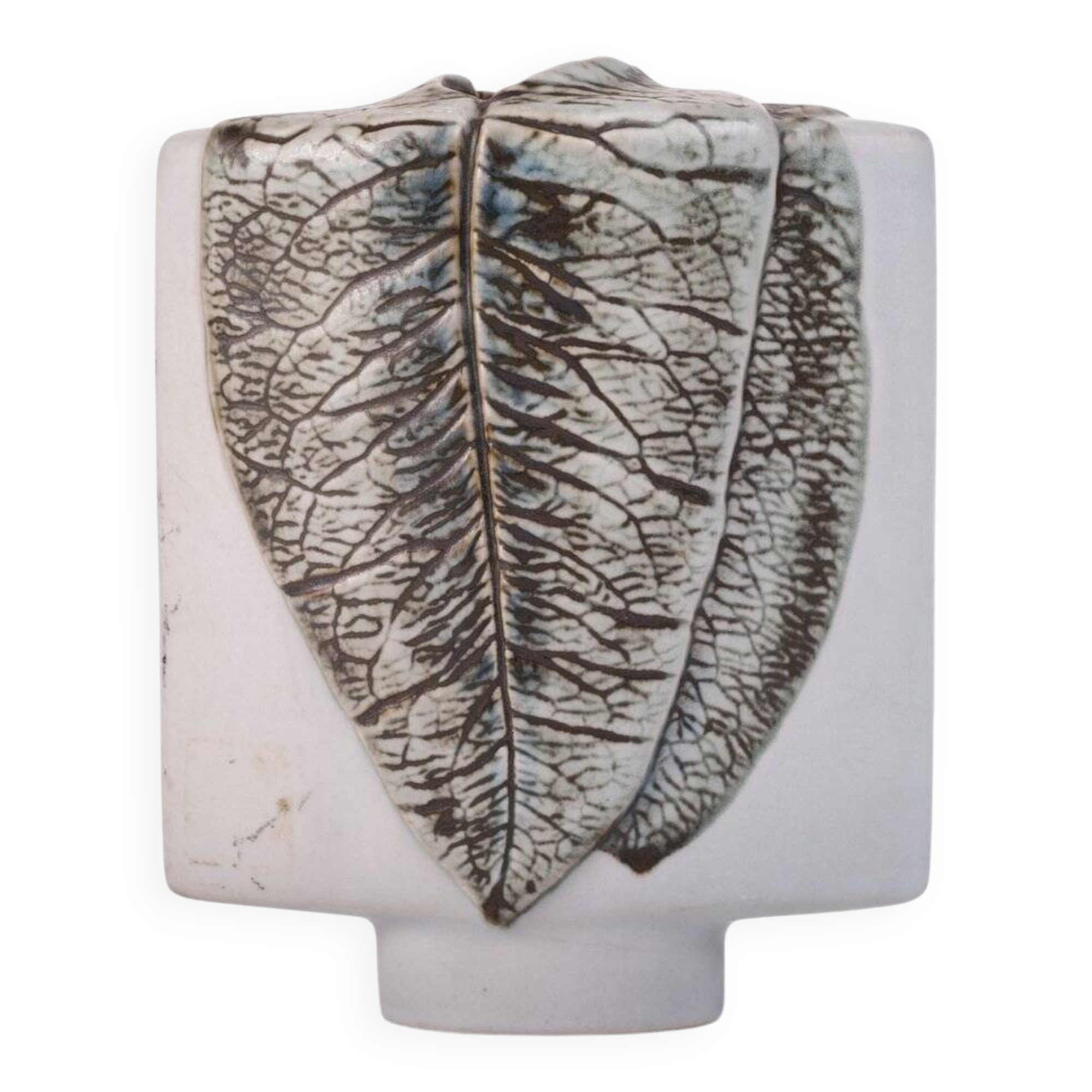 Sculptural Leaf Vase Studio Line by Antje Bruggemann for Rosenthal, Germany, 1980s