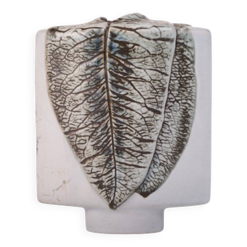 Vase Feuille Sculptural Studio Line par Antje Bruggemann pour Rosenthal, Allemagne, 1980s