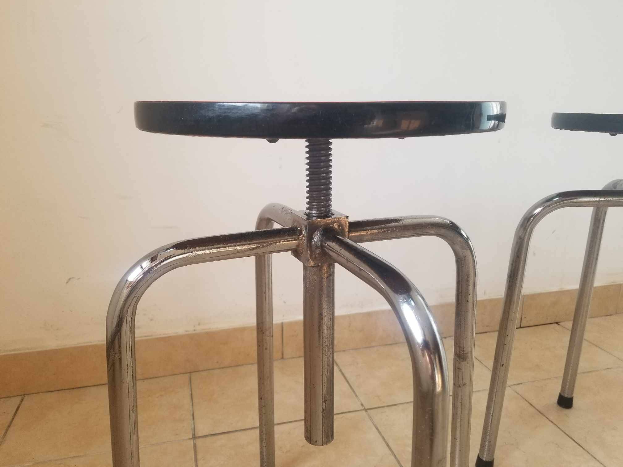 Set of two formica stools