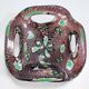 Brown Murano Glass Ashtray / Catchall by Fratelli Toso with Murrines