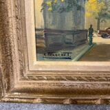 André FRANCHET (1896-1961): 2 oil paintings on canvas seen from Paris around 1940