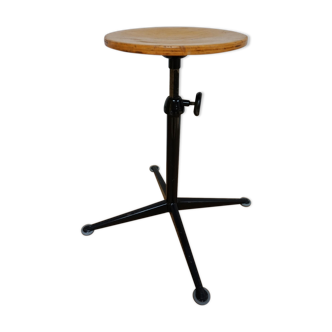 Adjustable Architect Stool by Friso Kramer for Ahrend De Cirkel, 1950s