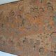 Large traditional Balinese painting on Kamasan Wayang vintage fabric.