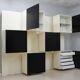 Backlit Bookcase Roberto Monsani for Acerbis 1970s