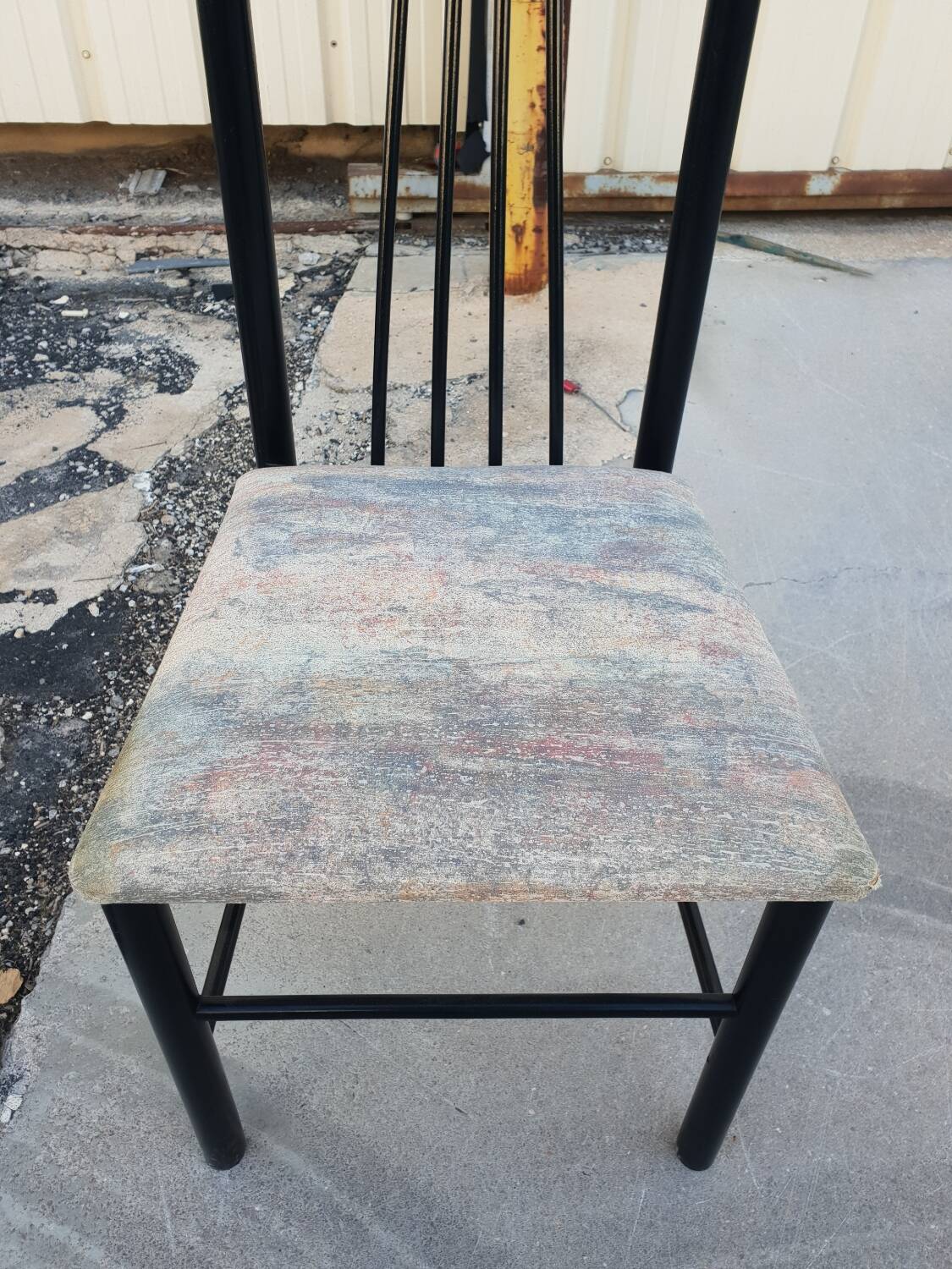 Series of 4 designer chairs 1980