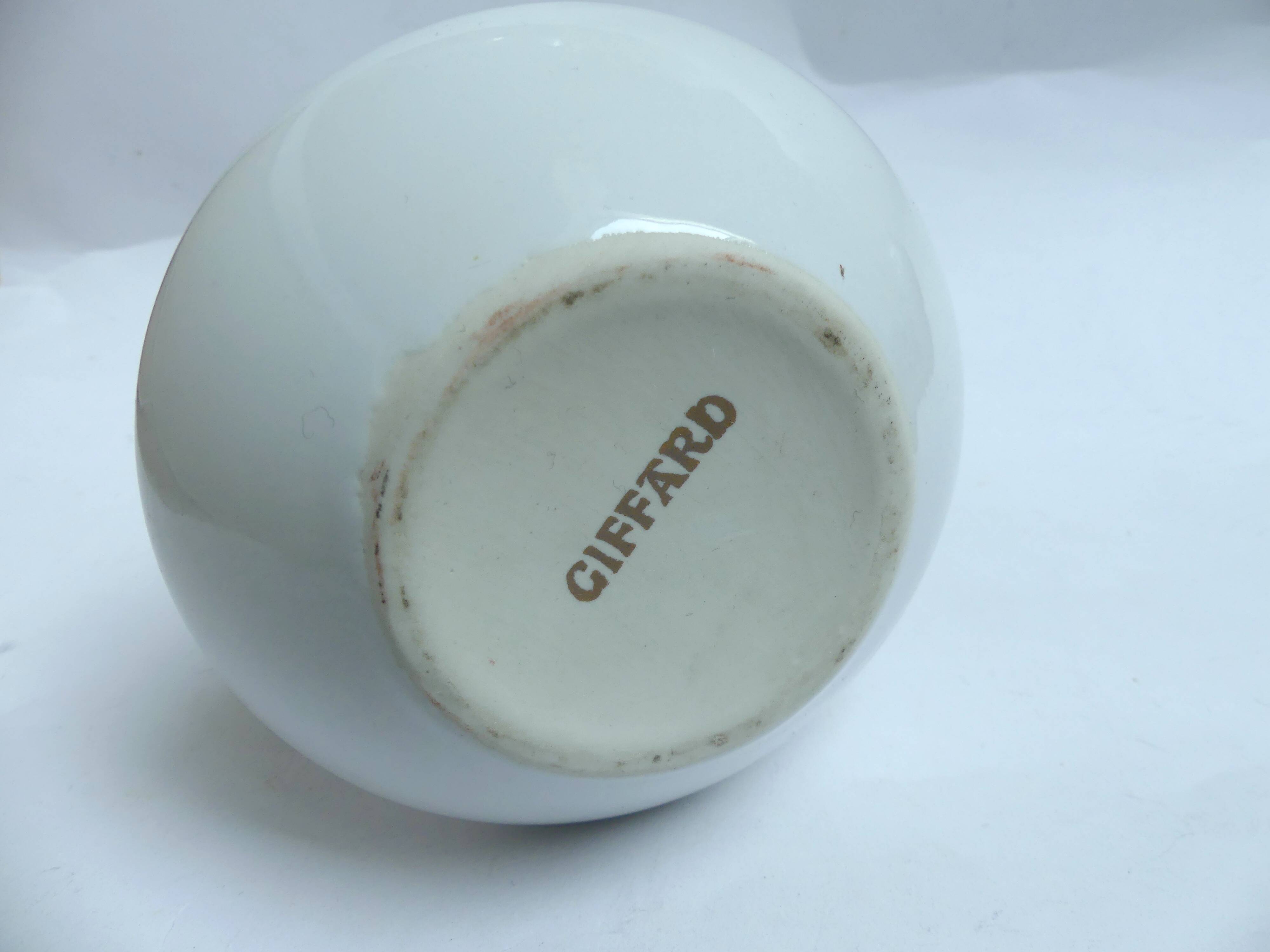 Vintage Giffard ewer pitcher vase