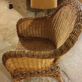 Fauteuil rotin enfant