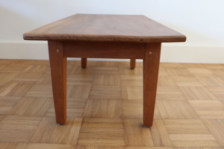 Light oak coffee table