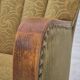 1960s, Danish highback armchair, original condition, cotton/wool.
