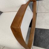 Pair of large rocking chairs reupholstered in White Boucle