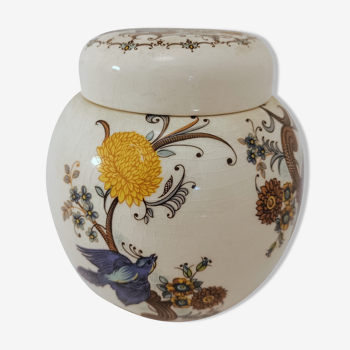 Sadler ceramic ginger pot with lid - Made in England