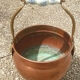 Copper flowerpot