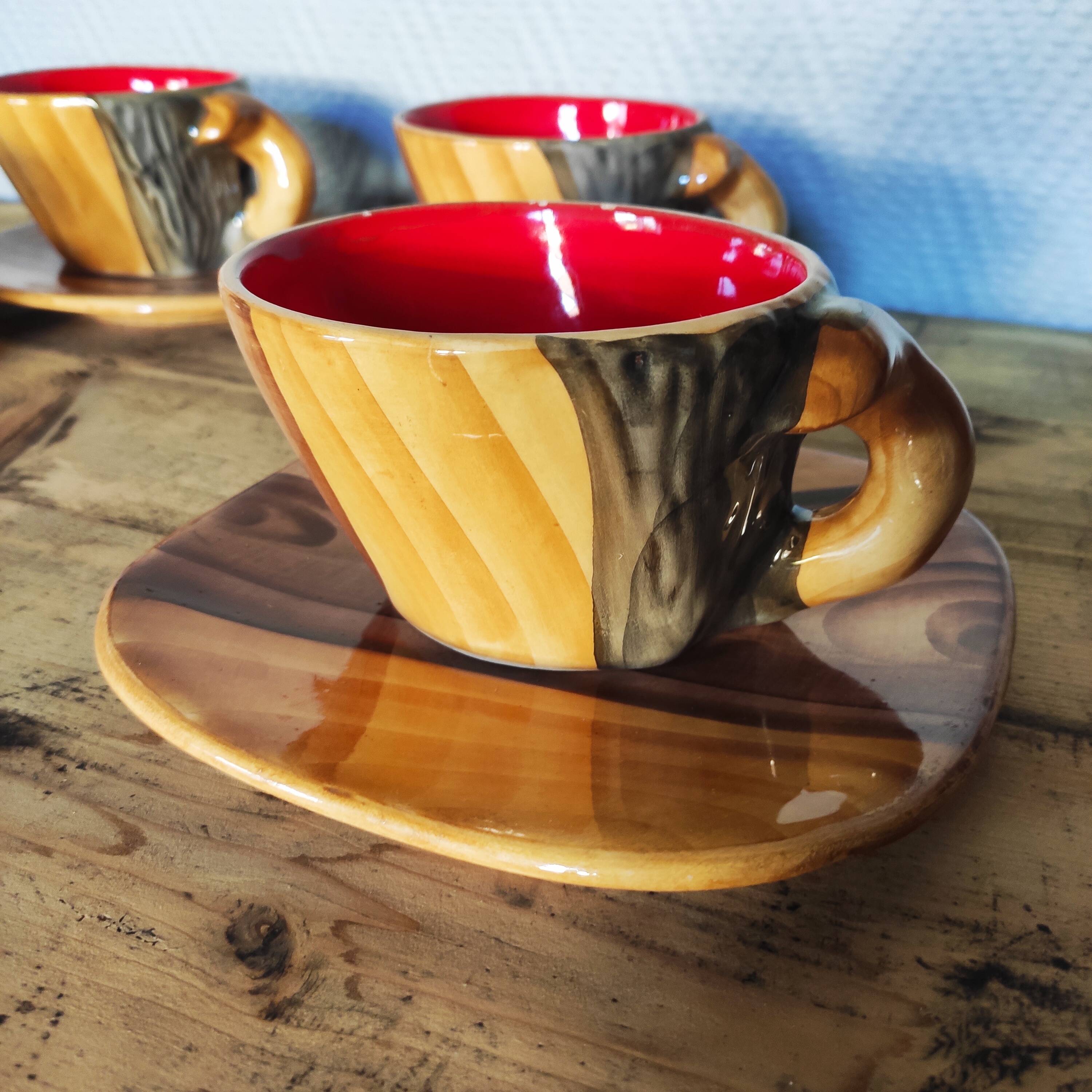 Vallauris Grandjean-Jourdan large cups