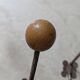 Three vintage coat hooks