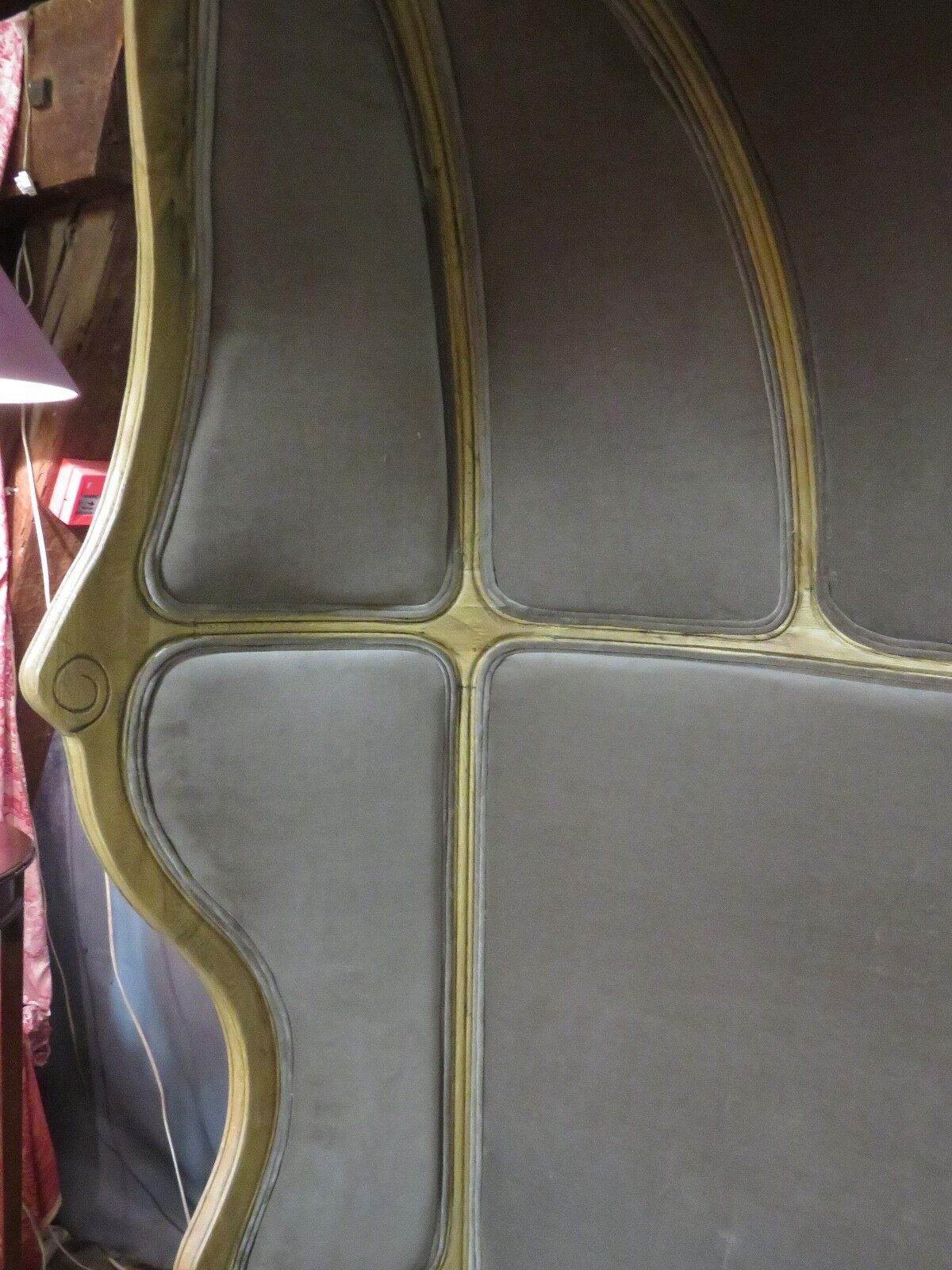 Louis XV-style double cathedral seat/ chair