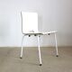 Ensemble de 4 chaises empilables industrielles