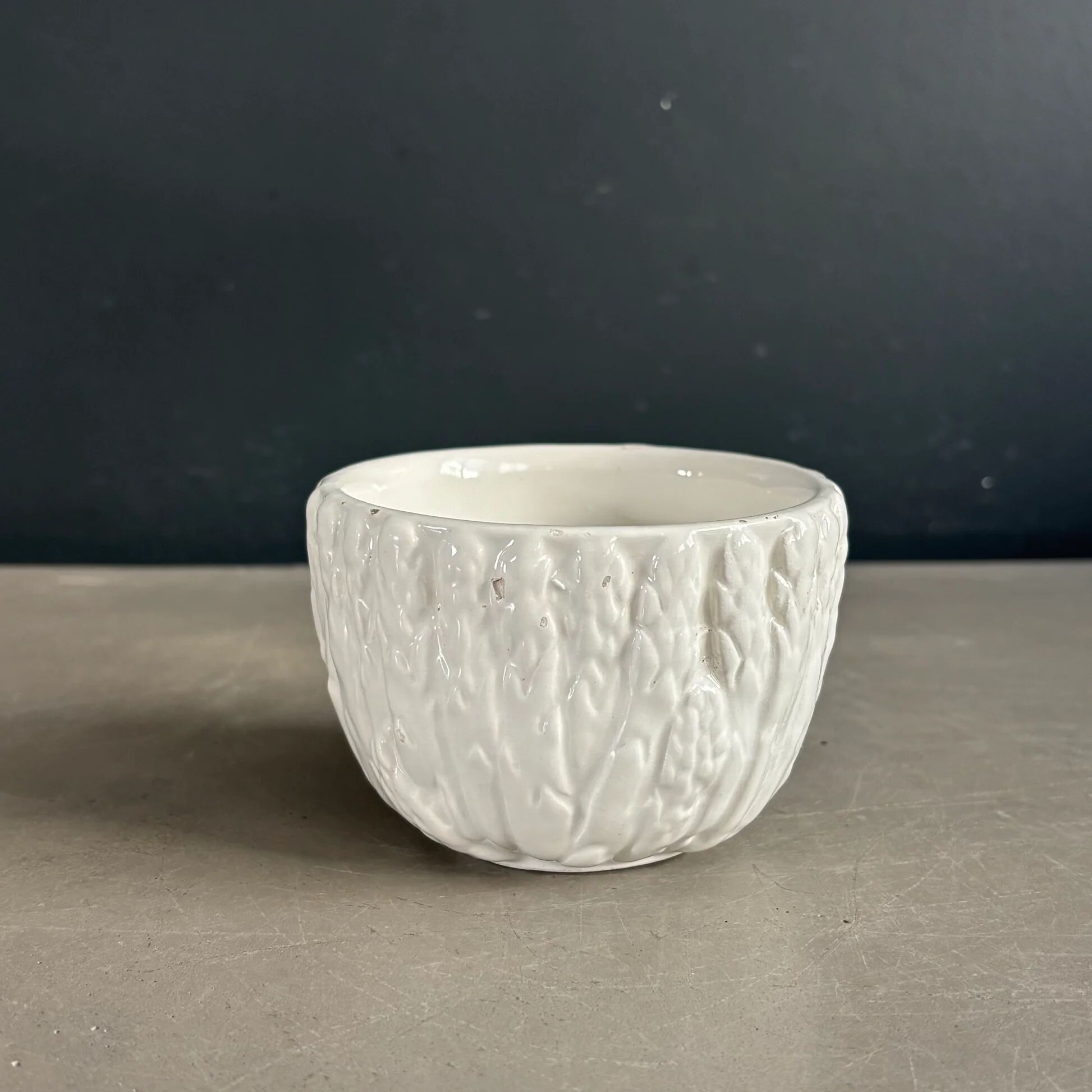 Petit bol en céramique motif asperges