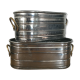 Plats en métal & laiton