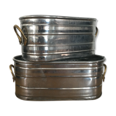 Plats en métal & laiton