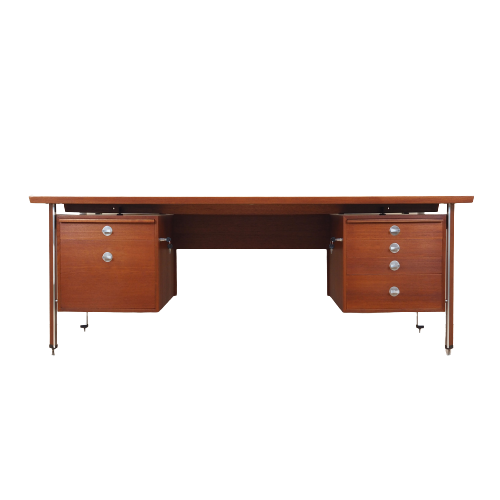 Teak desk, Danish design, 1970s, designer Finn Juhl, manufacturer France & Son