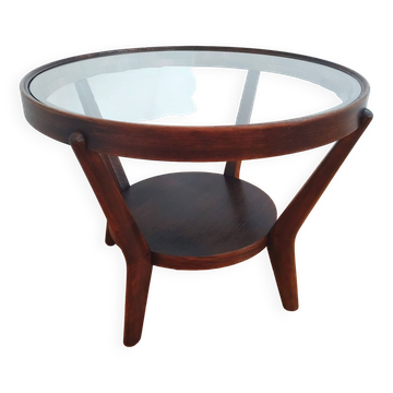 Table basse attribuée à K. Kozelka pour Interier Praha, Tchécoslovaquie, années 1930