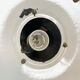 Midcentury grey enamel industrial ceiling lamp, 1950s
