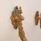 Antique wall lights in gilded brass – Louis XV style, charm and elegance