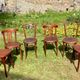 Set of 6 Thonet and Fishel bistro chairs, early 20th century