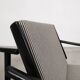 2x wooden Scandinavian arm chairs