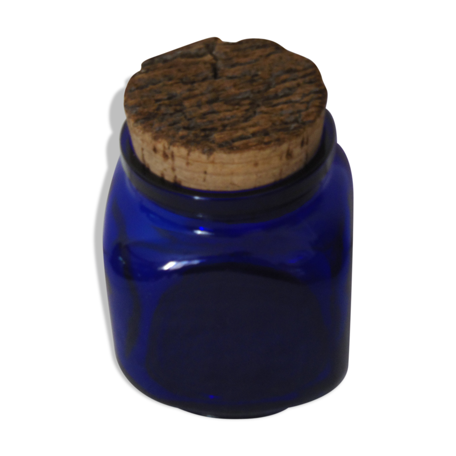 Pot Henkel blue cobalt, Liège, 70's Cap