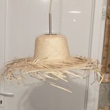 Palm straw pendant light