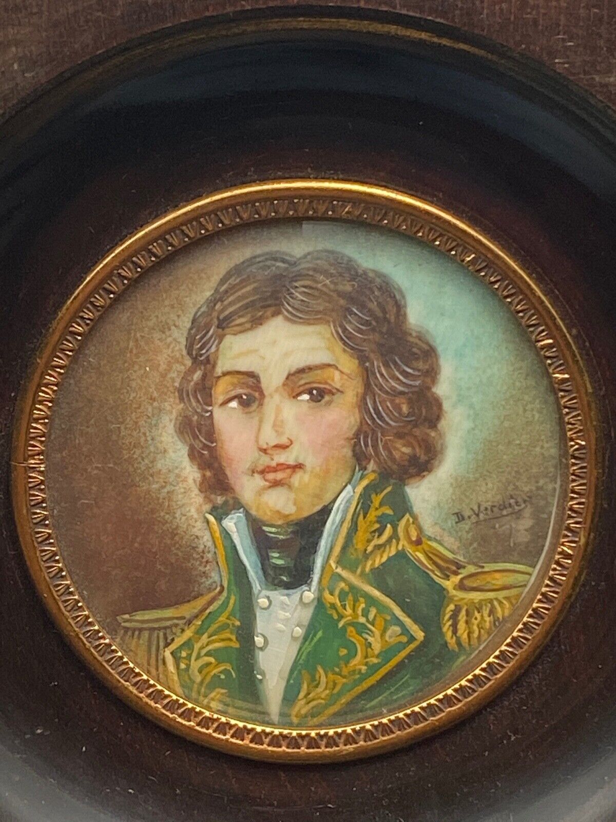 Miniature hand-painted by Verdian Verdian to identify military