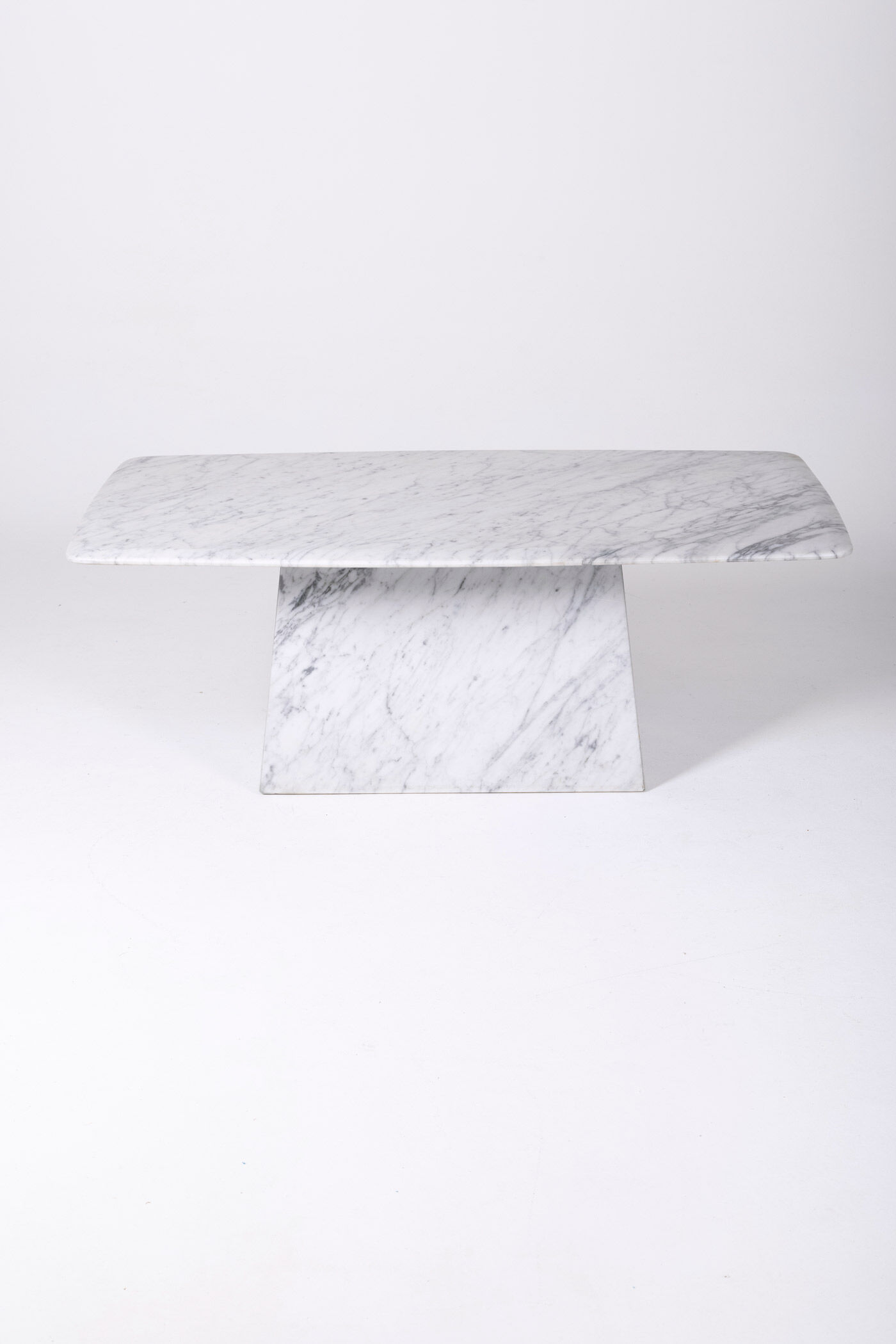 Rectangular marble coffee table