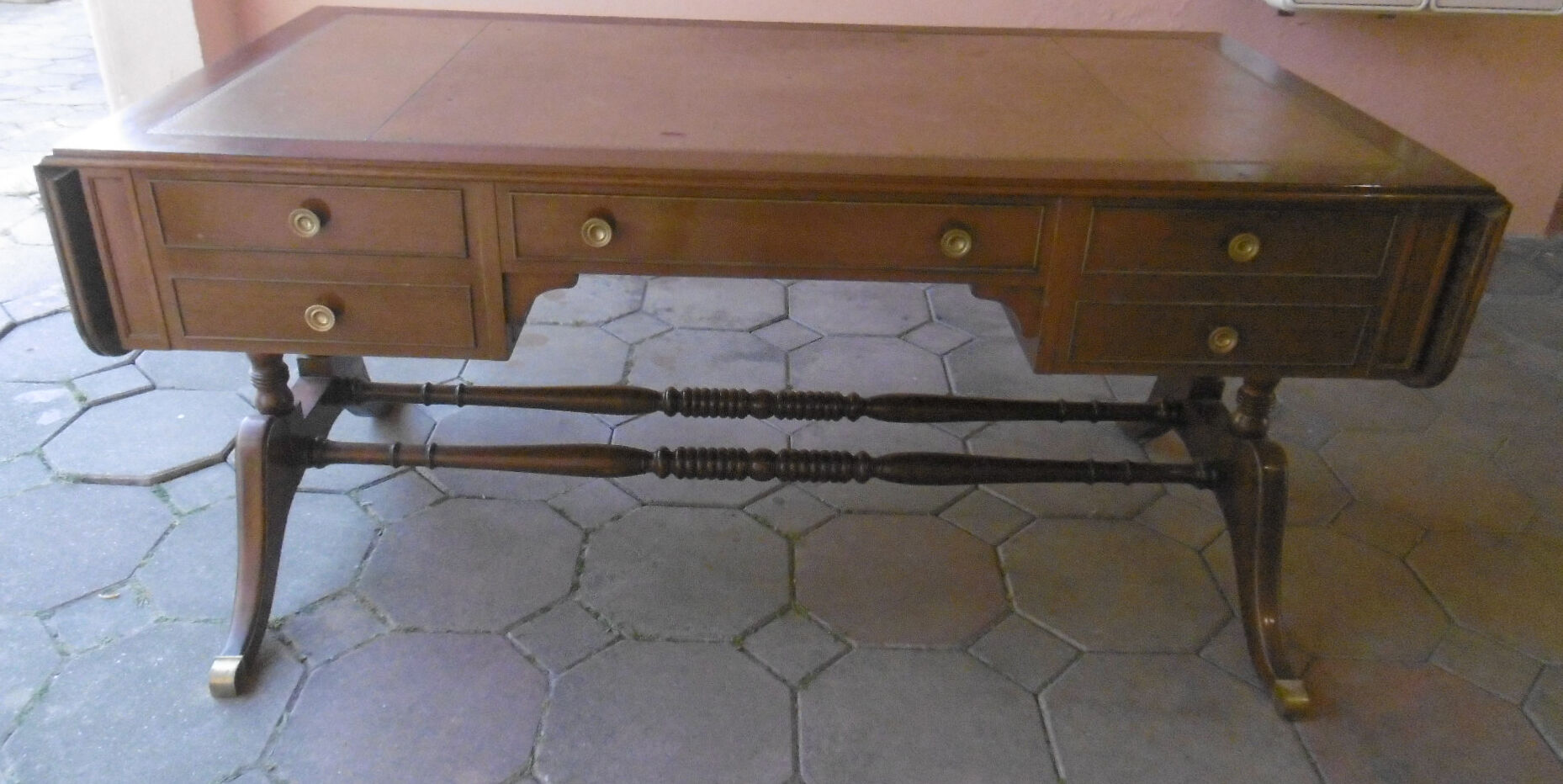 English style mahogany notary office