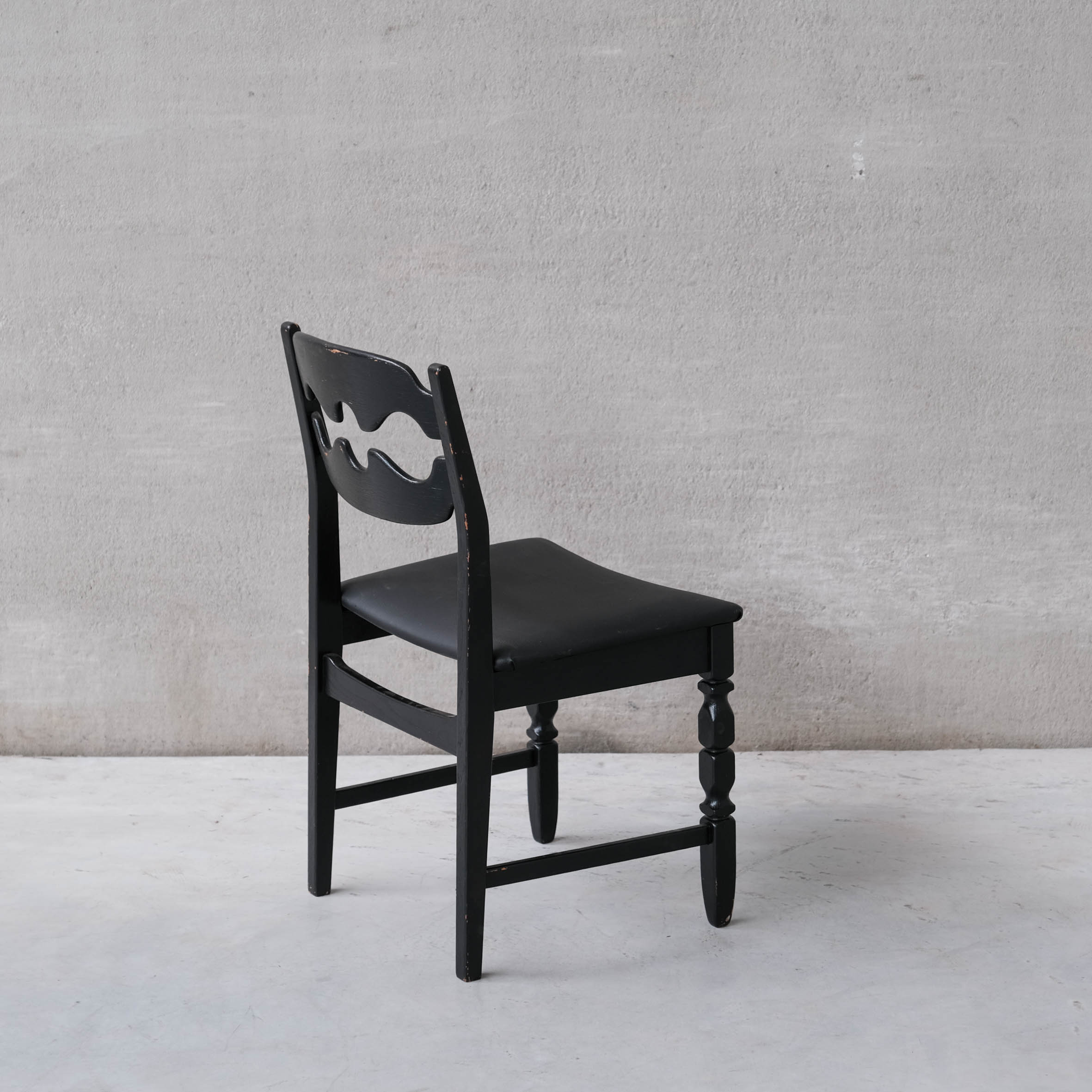 Oak Danish Dining Chairs production Nyrup Mobelfabrik