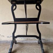 Maison Alphonse Giroux - Table, mute or writing server with 2 low shelves