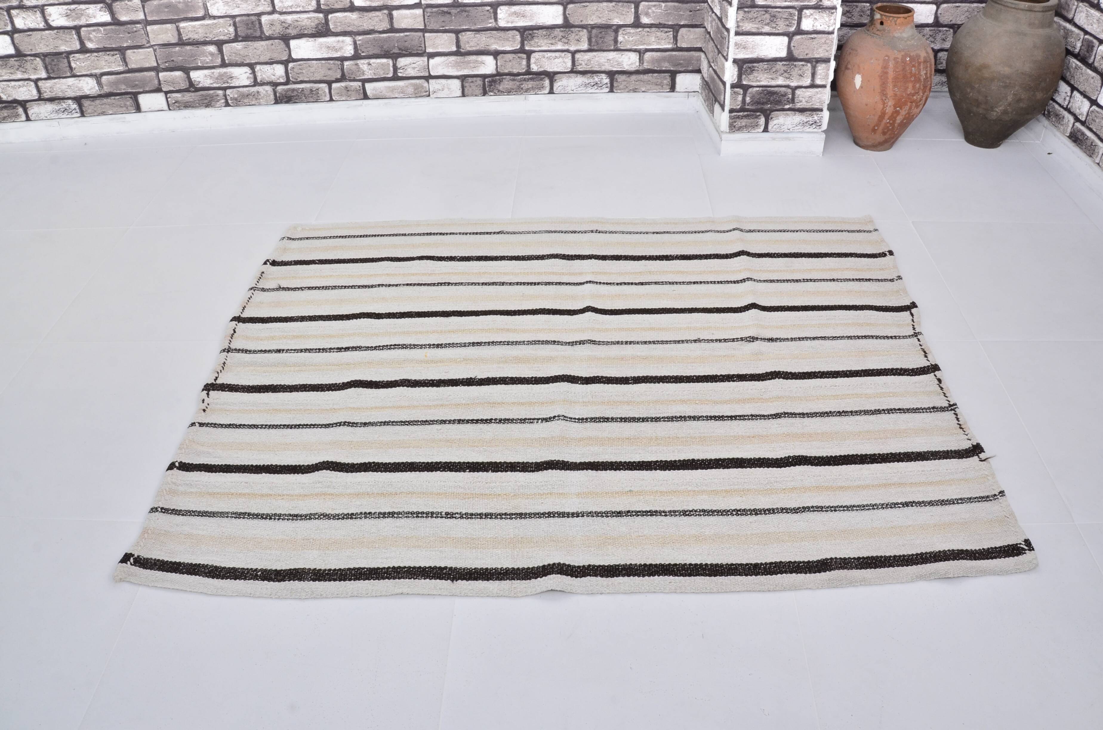 Vinage Turkish Hemp Kilim Rug sku 3650