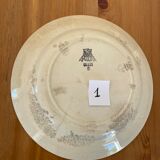 Assiettes plates gien modèle gilles