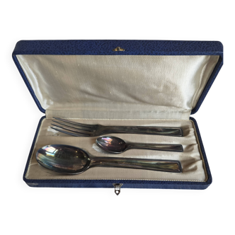 Set of silver-plated cutlery by Ravinet d'enfer
