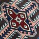 Pink & Blue Long Turkish Vintage Runner Rug, 80x398Cm