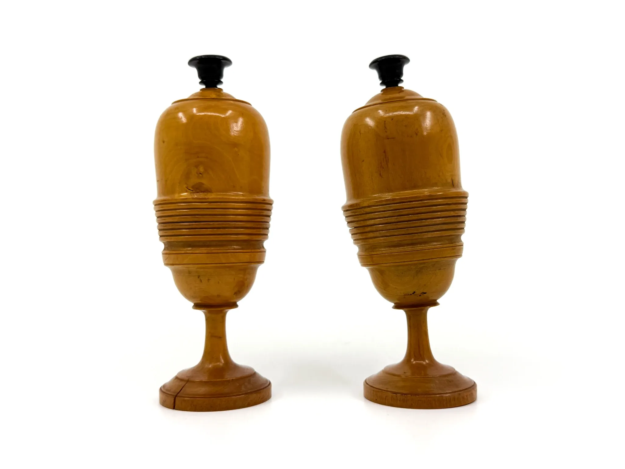 Magic trick vases • Turned boxwood • Napoleon III