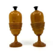 Magic trick vases • Turned boxwood • Napoleon III