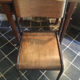 Schoolboy desk and his chair