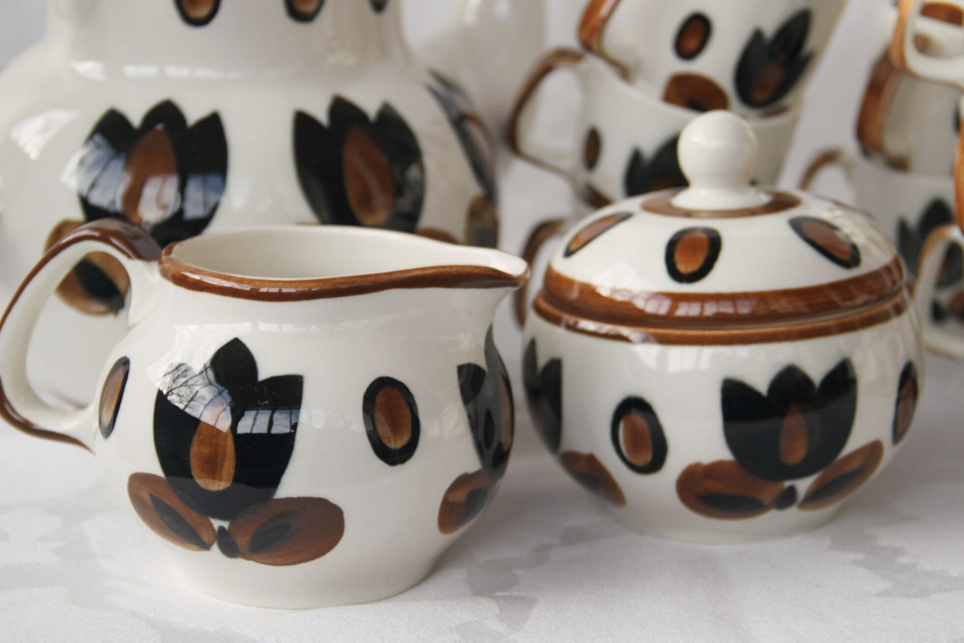 Ensemble à café Kimono de Boch Belgium 14 pièces