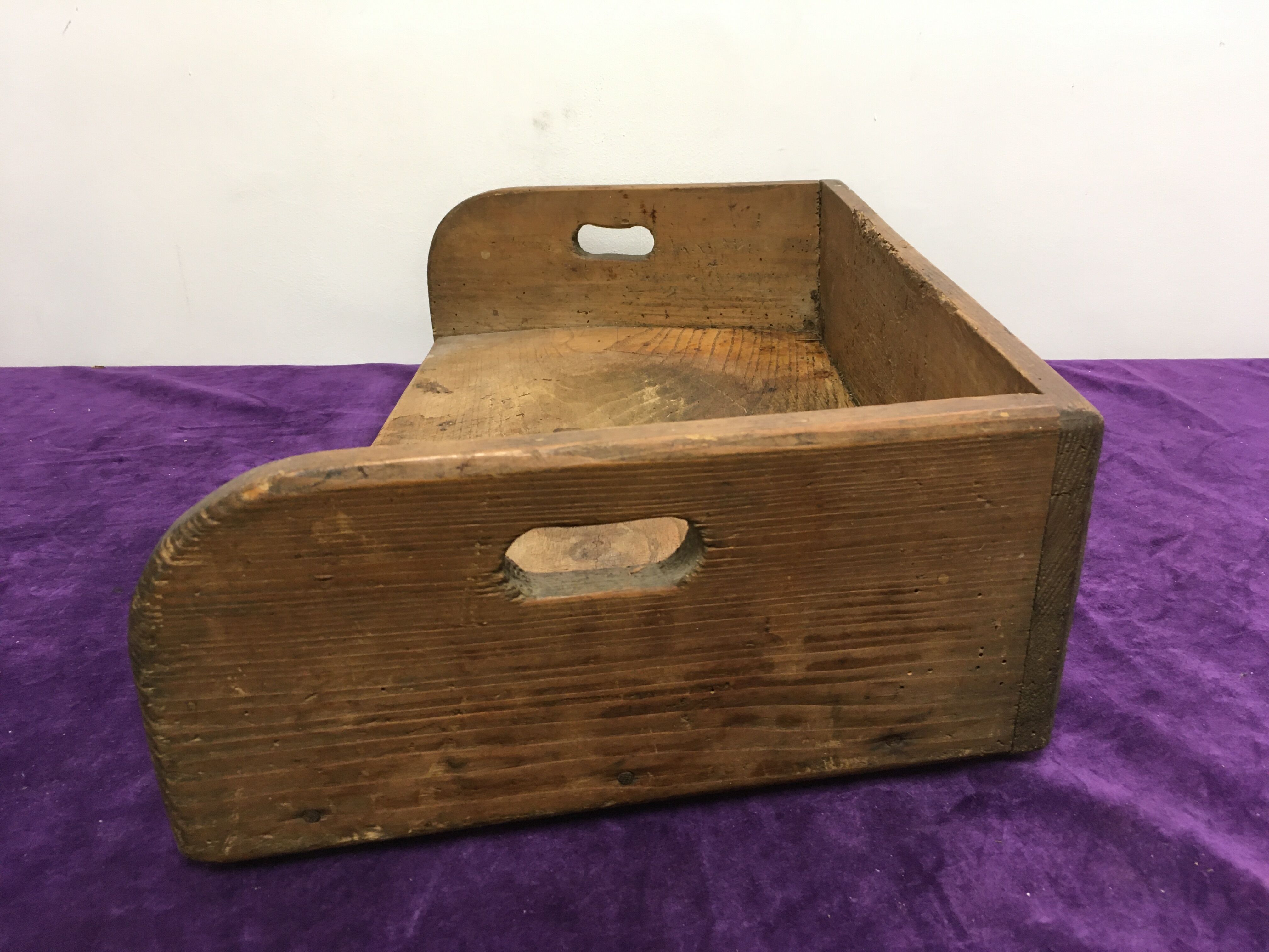 Butcher's log tray old grocery store