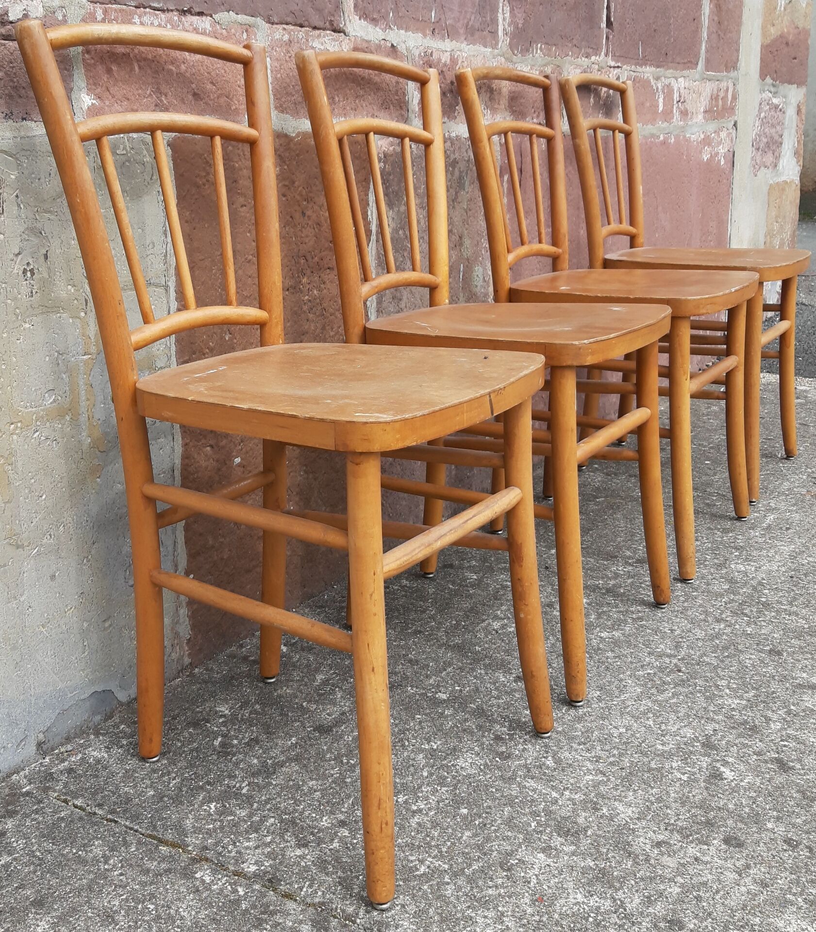 Chaises bistrot (Lot de 4 chaises)